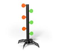 AR500 - Kit bersaglio per albero da duello, 6 pezzi con racchette in acciaio da 1 cm di spessore, bersaglio resistente con azione oscillante reattiva, facile da montare e base stabile, resistente alle