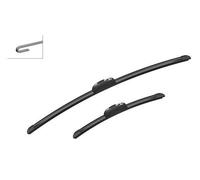 AR605S KIT SPAZZOLE TERGI BOSCH MODIFICA AEROTWIN IN GOMMA FORD KA 2 II GOMMINI