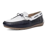 ARA Alabama, Mocassino Donna, Blu Bianco, 38.5 EU