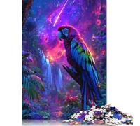 Ara arcobaleno Puzzle in Legno 300 Pezzi Per Adulti Jigsaw Puzzle Decorazione Interna Unica Per Gioco Familiare Regalo Per Amore E Amico Gioco Education Stress Relief 300pcs (40x28cm)