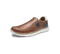 ARA Benjo, Mocassino Uomo, Marone Blue Bianco, 40 EU