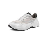 Ara Boston, Scarpe da Ginnastica Donna, Bianco Dusty Nero, 39 EU Larga