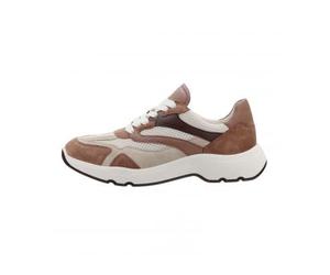 Ara Boston, Scarpe da Ginnastica Donna, Mousse Crema Spiaggia Moka, 35 EU Larga
