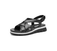 ARA Cambridge, Sandali Donna, Nero Crema, 37 EU