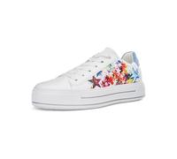 ARA Canberra, Scarpe da Ginnastica Donna, Weiss Star Multi Azzuro, 40 EU Larga