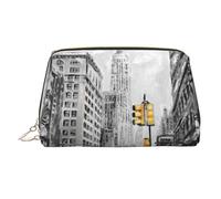 Ara e tucano appollaiarsi delle foreste pluviali americane borsa per il trucco stampata per le donne borsa per il trucco in pelle portatile borsa da viaggio con cerniera dorata borse, Amore da New