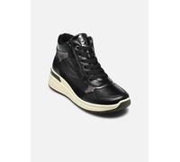 ARA Garda, Scarpe da Ginnastica Donna, Acciaio Nero, 38.5 EU Larga