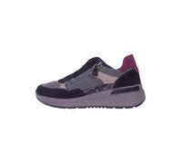 Ara Garda Sneaker da Donna, Blu, Grafite, Cashmere, Acciaio, Viola, 38,5 EU, Blu Grafite Cashmere Steel Purple, 38.5 EU Larga