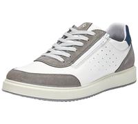 ARA Genua Sneaker da Uomo, Bianco Bianco, 43 EU