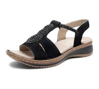 ARA Hawaii, Sandali Donna, Nero, 38 EU