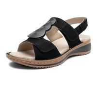 ARA Hawaii, Sandali Donna, Nero, 42 EU