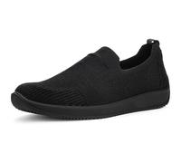 ARA Lissabon, Mocassino Donna, Black Metallic Black, 37 EU