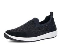 ARA Lissabon, Mocassino Donna, Nero Nero Nero, 42.5 EU