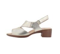 ARA Lugano, Sandali Donna, Platino, 37.5 EU Larga