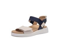 ARA Madeira, Sandali Donna, Crema Blu Platino, 42 EU Larga