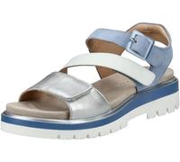ARA Sandalo blu colomba / argento / bianco, Taglia 36