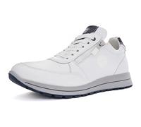 ARA Matteo, Scarpe da Ginnastica Uomo, Bianco Blu, 46 EU Larga