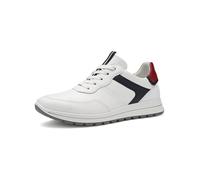 Ara Matteo, Scarpe da Ginnastica Uomo, Bianco Blu Cherry, 44 EU Larga
