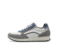 ARA Matteo, Scarpe da Ginnastica Uomo, Grigio e Bianco, Azzurro, 43 EU Larga