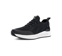 ARA Men's Chicago Sneaker, Nero, 10.5 UK