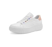 Ara Monaco, Scarpe da Ginnastica Donna, Albicocca Bianca, 42 EU Larga