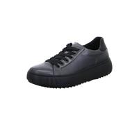 ARA Monaco, Sneaker a Taglio Basso Donna, Nero Antracite, 42 EU Larga