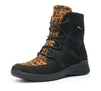 ARA München-GTX, Stivaletto Donna, Nere Nuts, 43 EU Larga