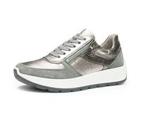 ARA New York, Scarpe da Ginnastica Donna, Acciaio Grafite, 41 EU Larga