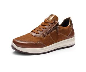ARA Osaka 3.0, Scarpe da Ginnastica Donna, Cognac Nuts Whisky, 42 EU Larga