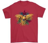 Ara Pappagallo Nel Giungla Uomo T-Shirt 100% Cotone