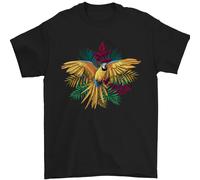 Ara Pappagallo Nel Giungla Uomo T-Shirt 100% Cotone