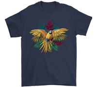 Ara Pappagallo Nel Giungla Uomo T-Shirt 100% Cotone
