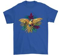 Ara Pappagallo Nel Giungla Uomo T-Shirt 100% Cotone