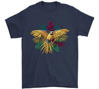 Ara Pappagallo Nel Giungla Uomo T-Shirt 100% Cotone