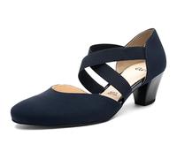 ARA Pumps Toulouse Blu Tessile Sintetico