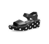 ARA Rimini, Sandali Donna, Nero Nero Crema, 41 EU