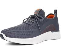 ARA San Diego, Scarpe da Ginnastica Uomo, Grigio e Arancione, 47 EU