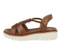 ARA Sandali da donna con zeppa 12-33512, Cognac 12 33512 09, 36 EU