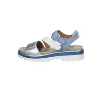 ARA Malaga, Sandali Donna, Argento Bianco Azzuro, 40 EU