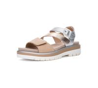 ARA Sandalo con cinturino camello / oro rosé / argento, Taglia 38