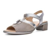 ARA Sandalo da Donna Lugano, Cashmere, Argento, 36 EU, Cashmere Argento, 36 EU Larga