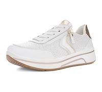 ARA Sapporo, Scarpe da Ginnastica Donna, Bianco Argento Platino, 43 EU Larga