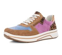 ARA Sapporo, Scarpe da Ginnastica Donna, Biscuit Azzuro Natural Orchid Whisky, 39 EU Larga