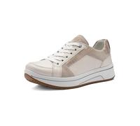 Ara Sapporo, Scarpe da Ginnastica Donna, Crema Shell, 38.5 EU Larga