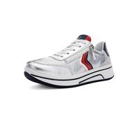 ARA Sapporo, Scarpe da Ginnastica Donna, Silver Flame White Night Pebble, 39 EU Larga