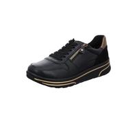 ARA Sapporo, Sneaker a Taglio Basso Donna, Nero Marrone, 41.5 EU Larga