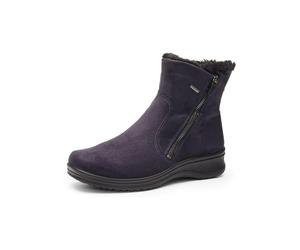 ARA Scarpe, Stivali Western Donna, Blu e Nero, 40 EU