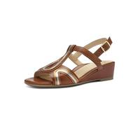 ARA Sirmione, Sandali Donna, Mocca Whisky Silver Mocca, 38.5 EU Larga