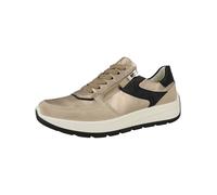 ARA New York, Scarpe da Ginnastica Donna, Shell Sabbia Nera, 38.5 EU Larga