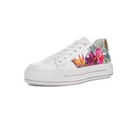 ARA Sneaker da Donna Canberra Bianco, Limoncello, Bianco Tropicana Multi Herb, 36.5 EU Weit